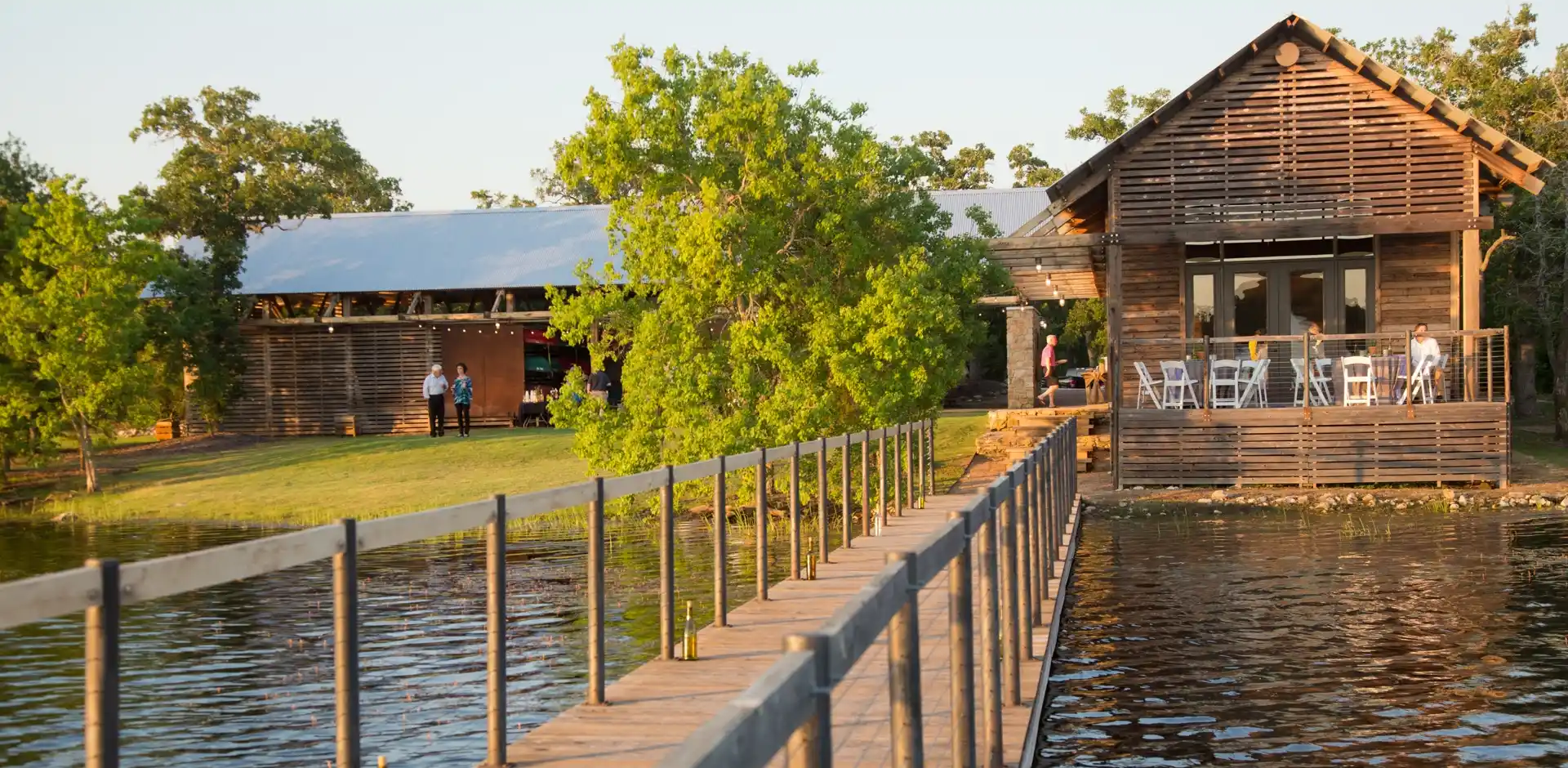Outdoor Dinner Party Pier